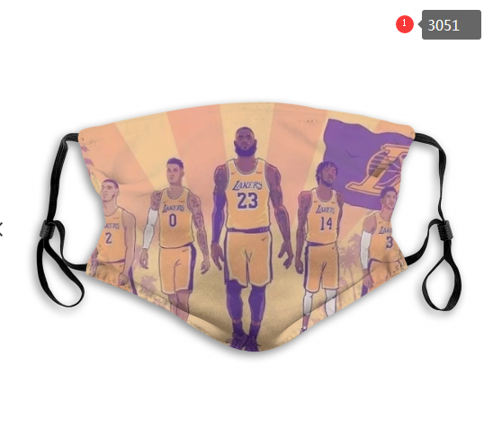 NBA Los Angeles Lakers #15 Dust mask with filter